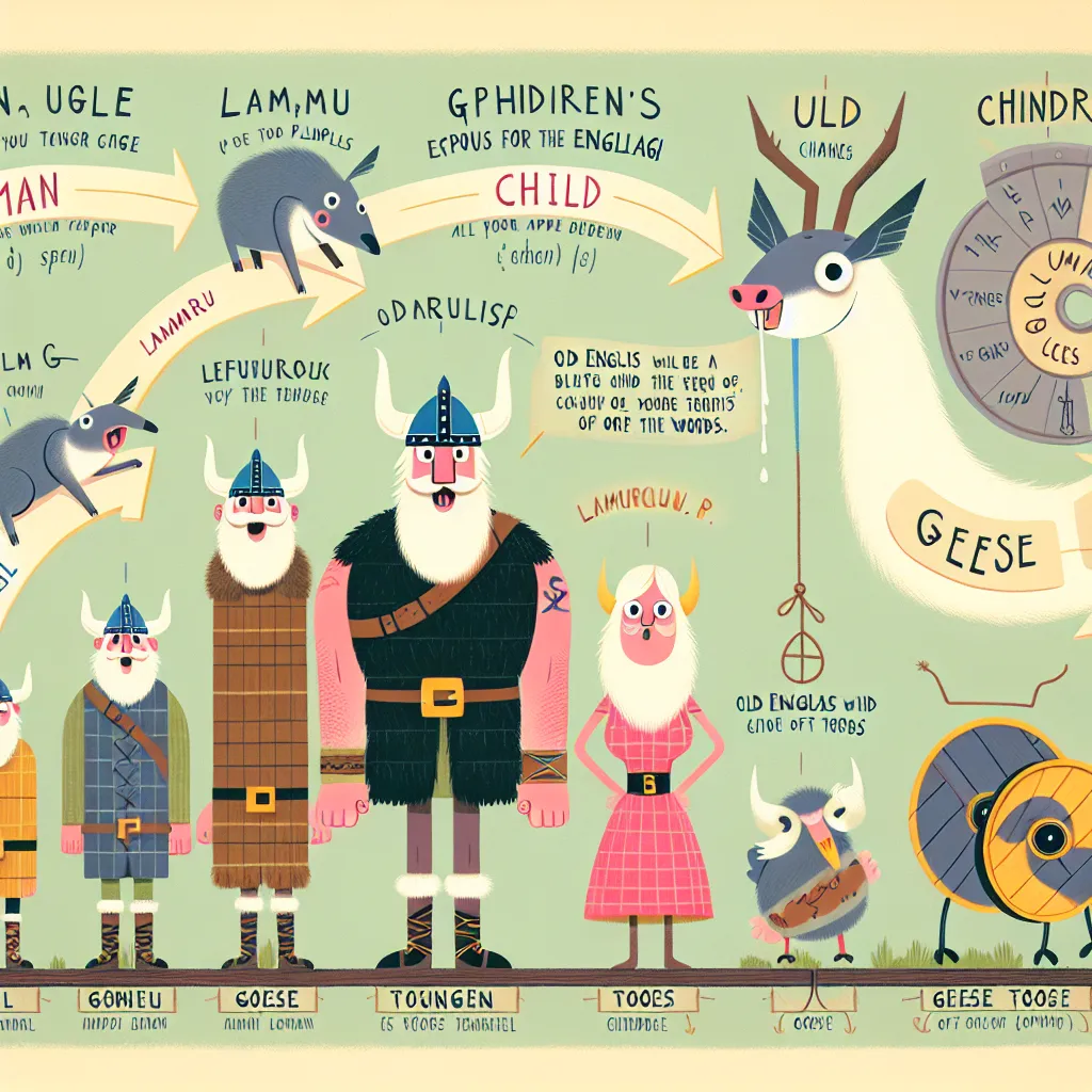 Did Vikings Simplify Our Quirky English Plurals?