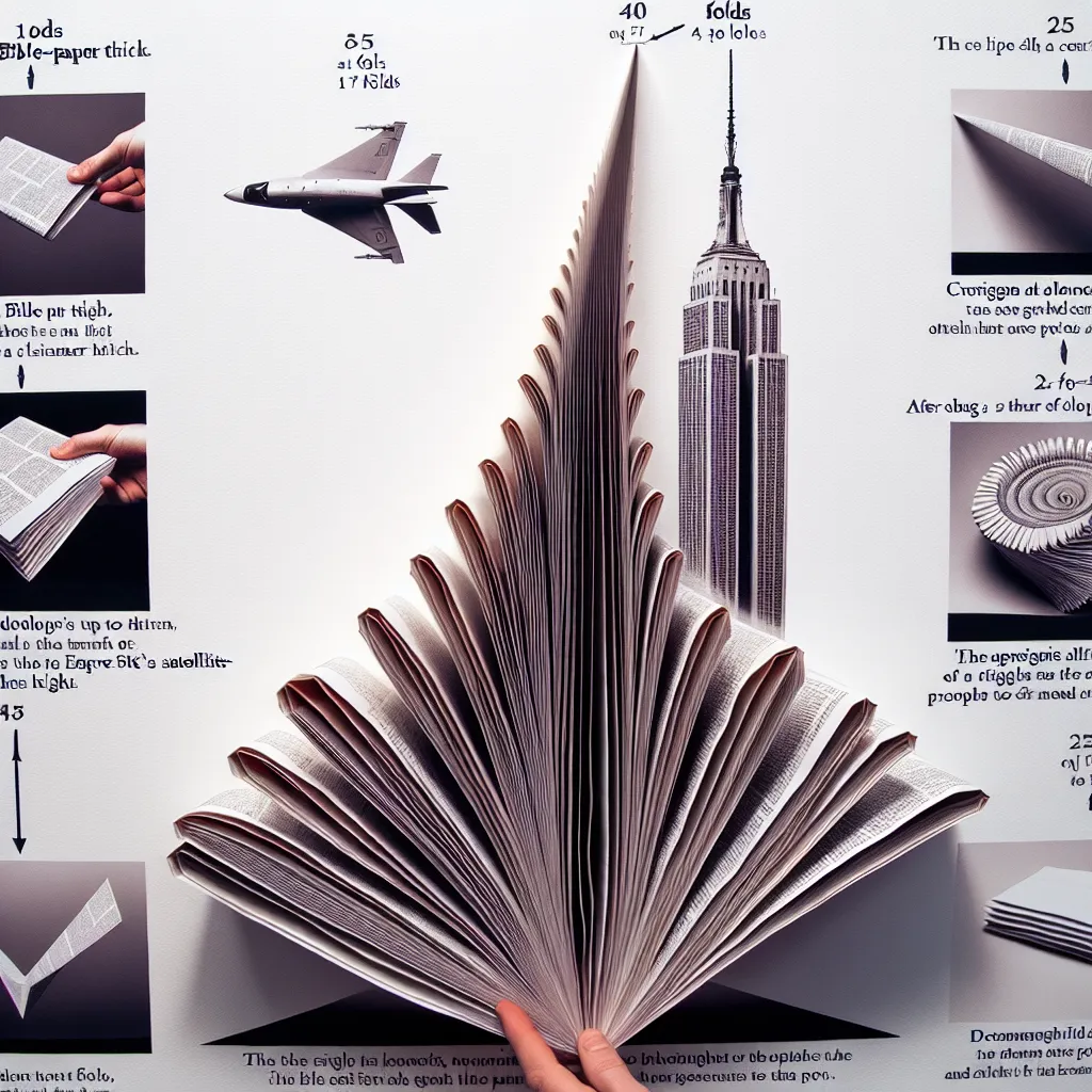 What Happens When You Fold a Piece of Paper 45 Times?